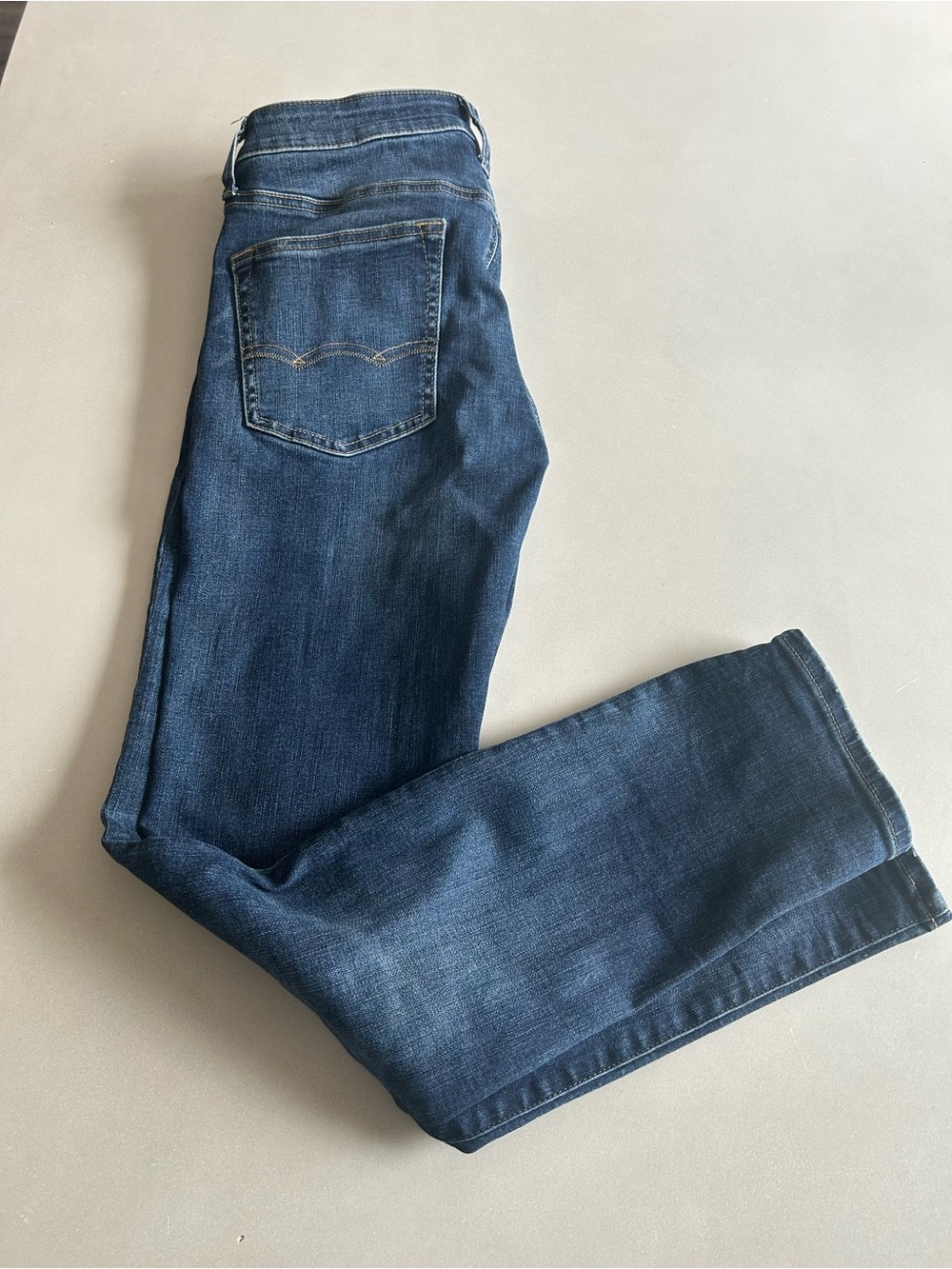 America Outfitters Men’s Extreme Flex Siim Blue Denim Jeans  30X28 - Picture 14 of 14